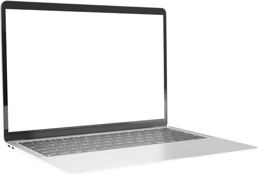 Web projects on laptop